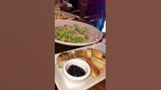 [VIDEO] What a Line Up! Escargot, French Onion Soup, Baked Brie, Caesar and Greek Salad Starters.